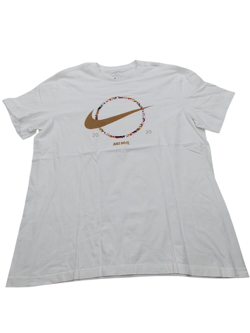 Nike 2020 Olympic Just Do It T-shirt. Flag Ring.